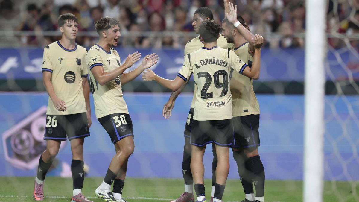 FC Barcelona - FC Seoul : El primer gol de Ferran Torres