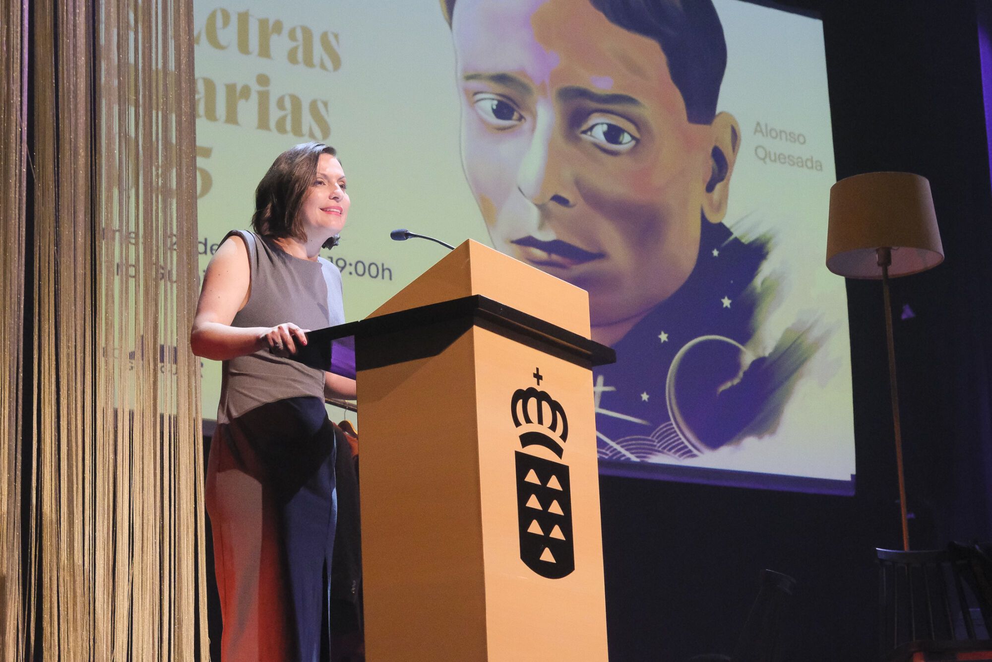 Homenaje a Alonso Quesada en la celebración el Día de las Letras Canarias