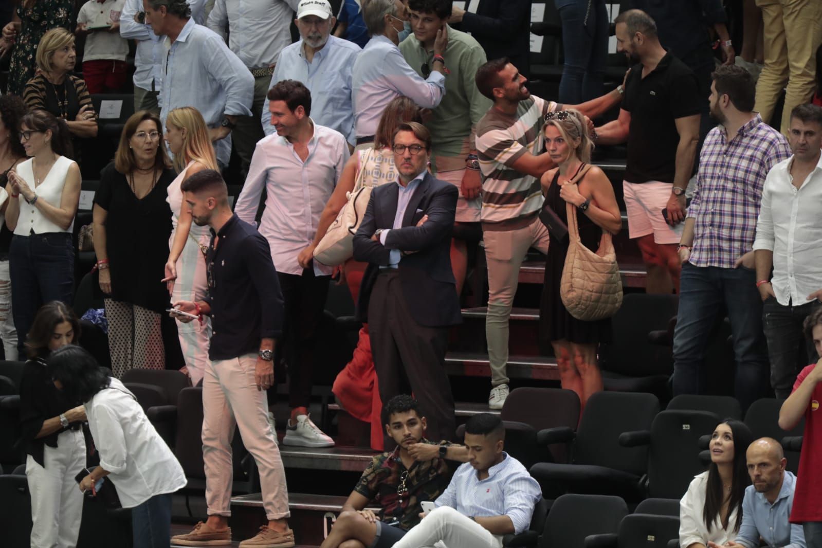 Las imágenes del ambientazo en la Copa Davis en València