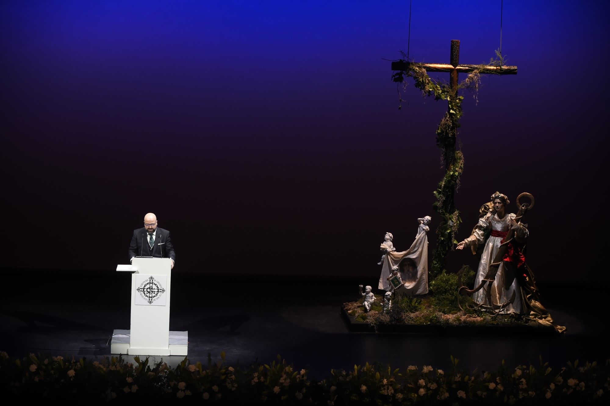 El Pregón de la Semana Santa de Málaga de 2023, de Francisco Jiménez Valverde, en imágenes