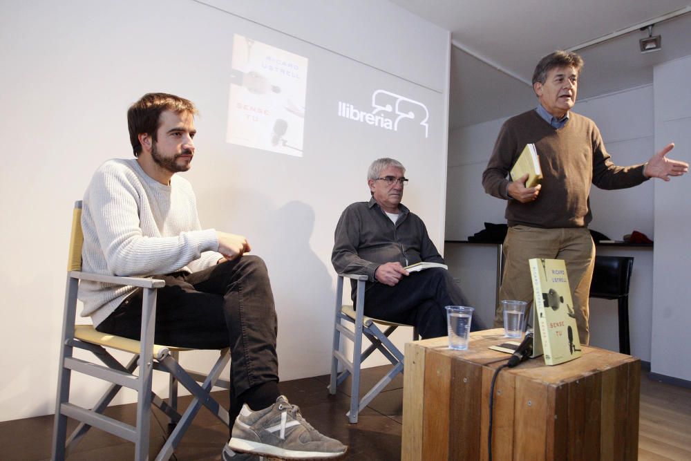 Ricard Ustrell presenta la seva novel·la «Sense tu» a Girona