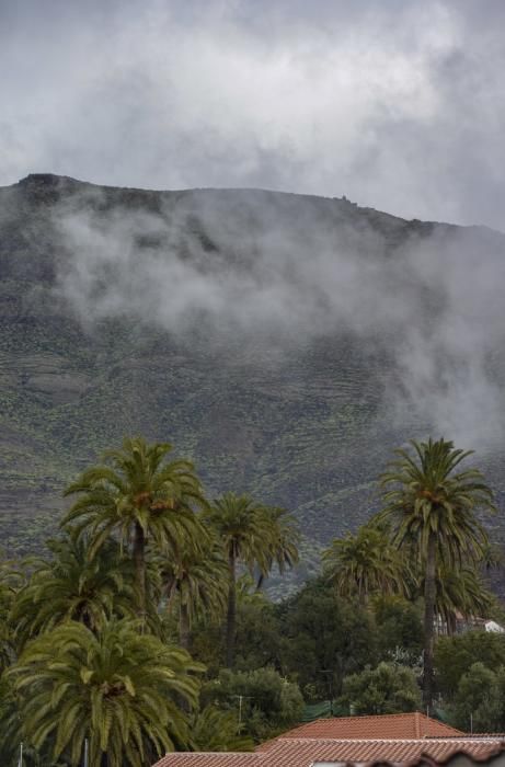 30/01/2018 LAS TIRAJANAS. Frio, lluvias, y cascadas de aguas en Las Tirajanas. FOTO: J. PÉREZ CURBELO