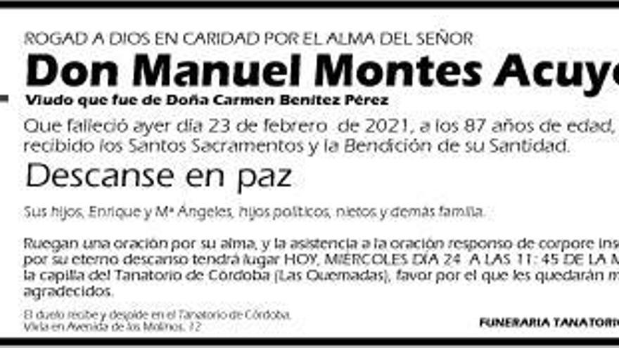 Manuel Montes Acuyo