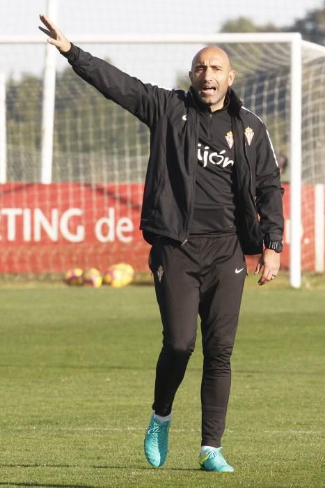 Entrenamiento del Sporting