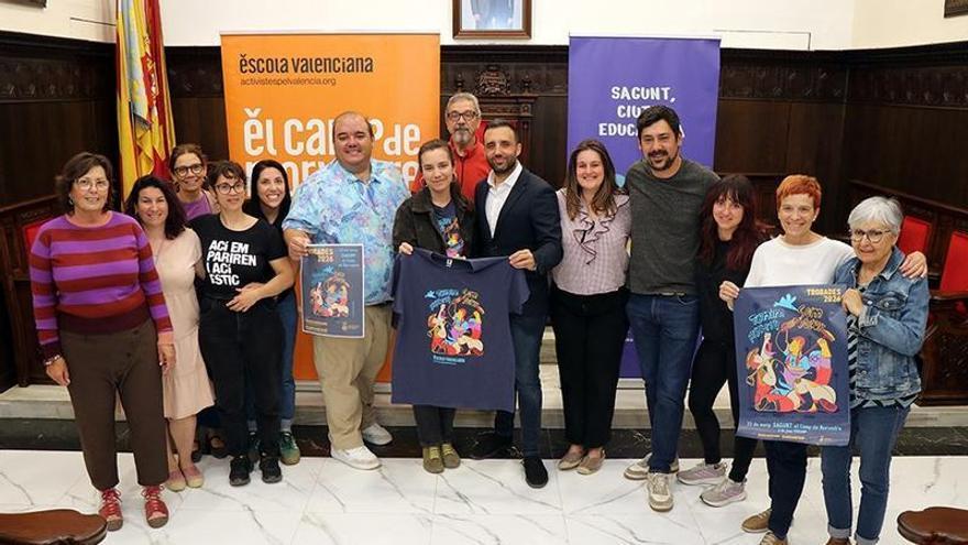 Les 'Trobades d'escoles en valencià' ya tiene nueva fecha en Sagunt
