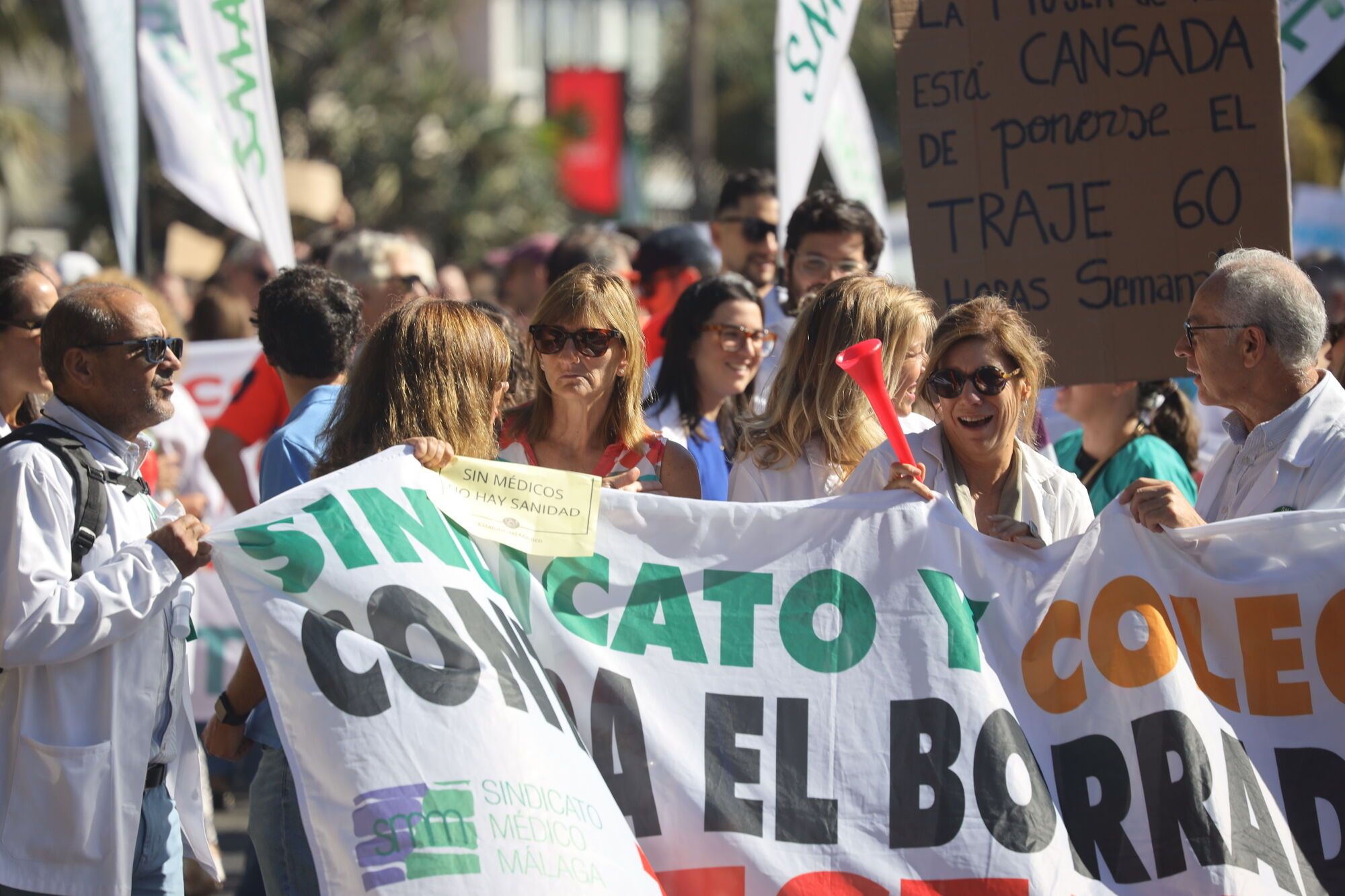 MLG 03-10-2025 Manifestación de la sanidad pública en Málaga.