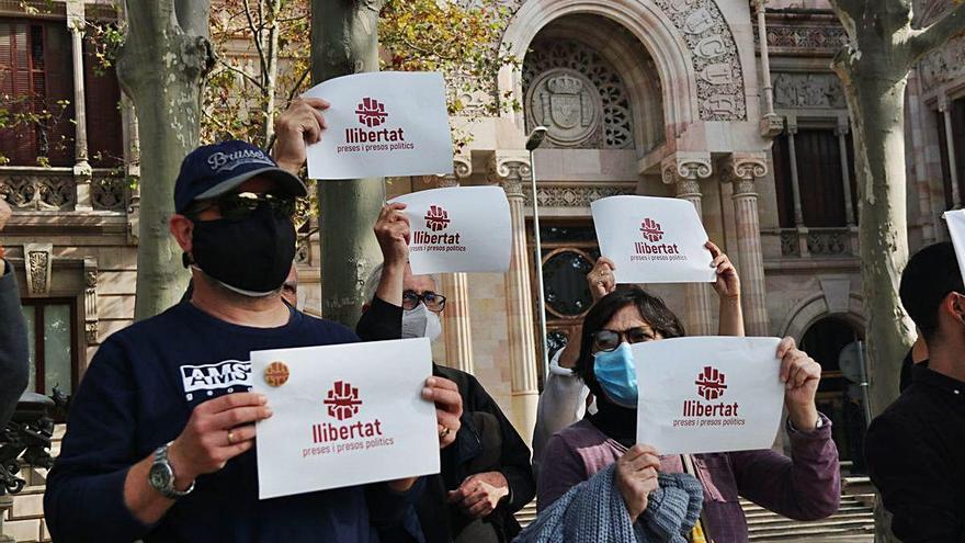 Protesta contra la «repressió» després de l&#039;1-O