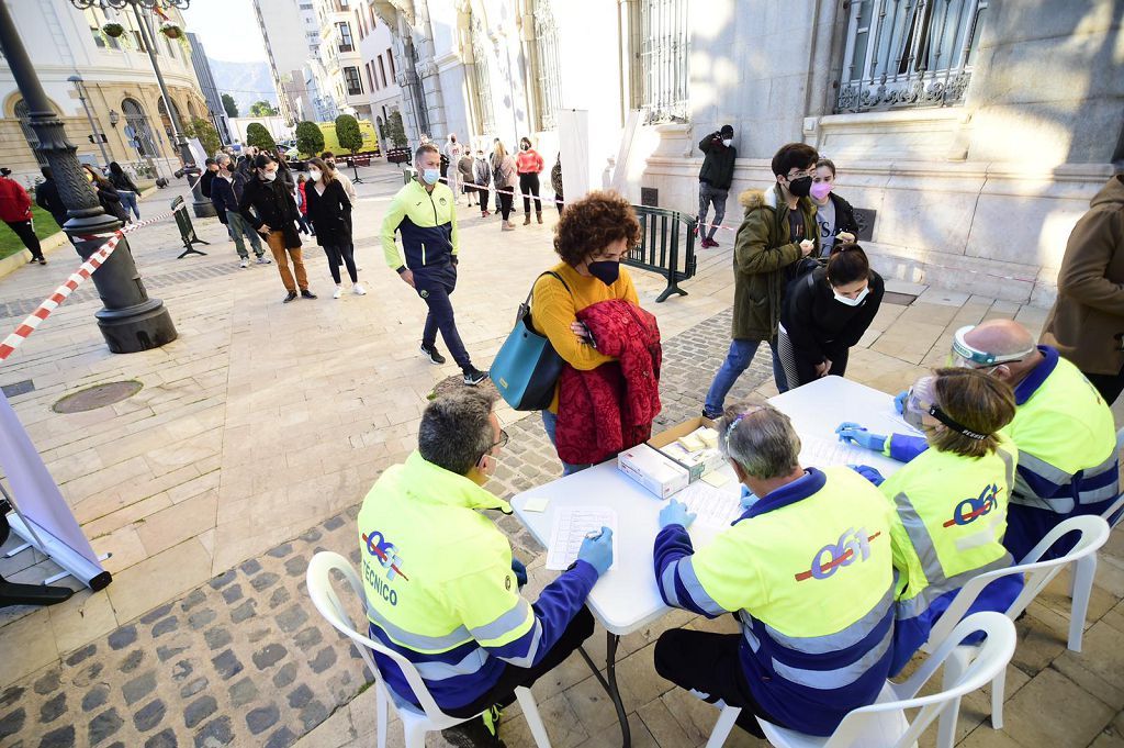 Punto móvil de test covid y vacunación en Cartagena este jueves