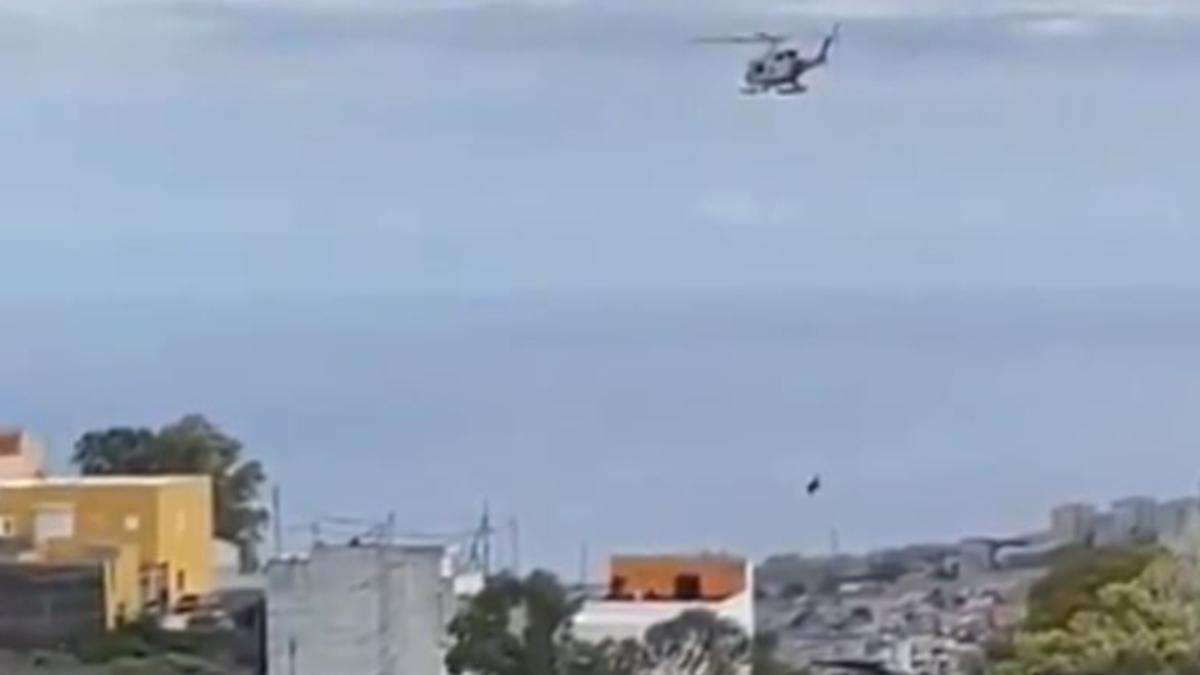 Rescate de un senderista en Tenerife