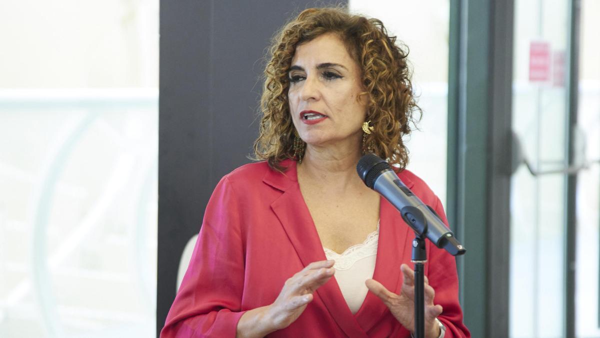 La ministra de Hacienda y Función Pública, María Jesús Montero.