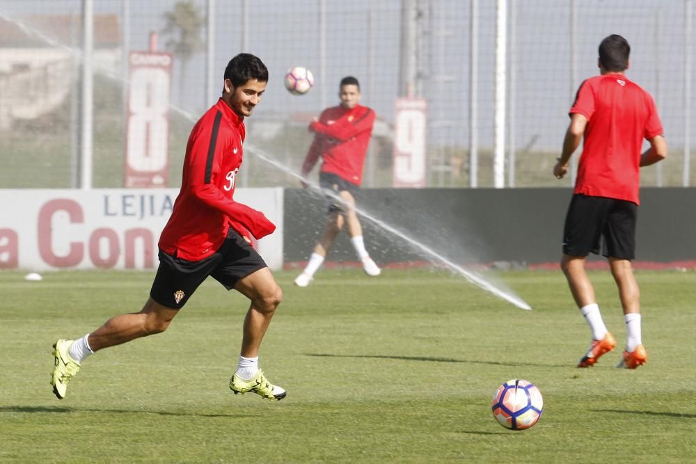 Entrenamiento del Sporting