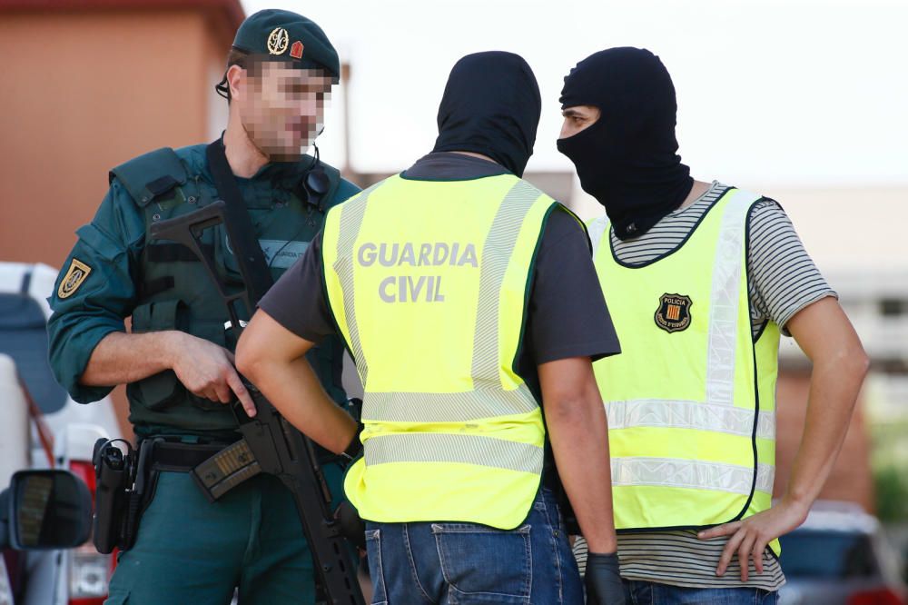 Colaboración entre Guardia Civil y Mossos