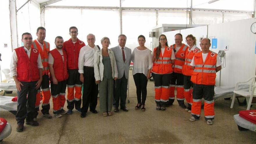 Cruz Roja atiende a 425 personas en los cuatro primeros días de Feria