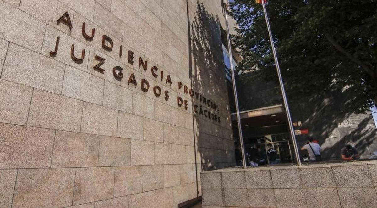 Audiencia Provincial de Cáceres, donde se ha instruido la causa.