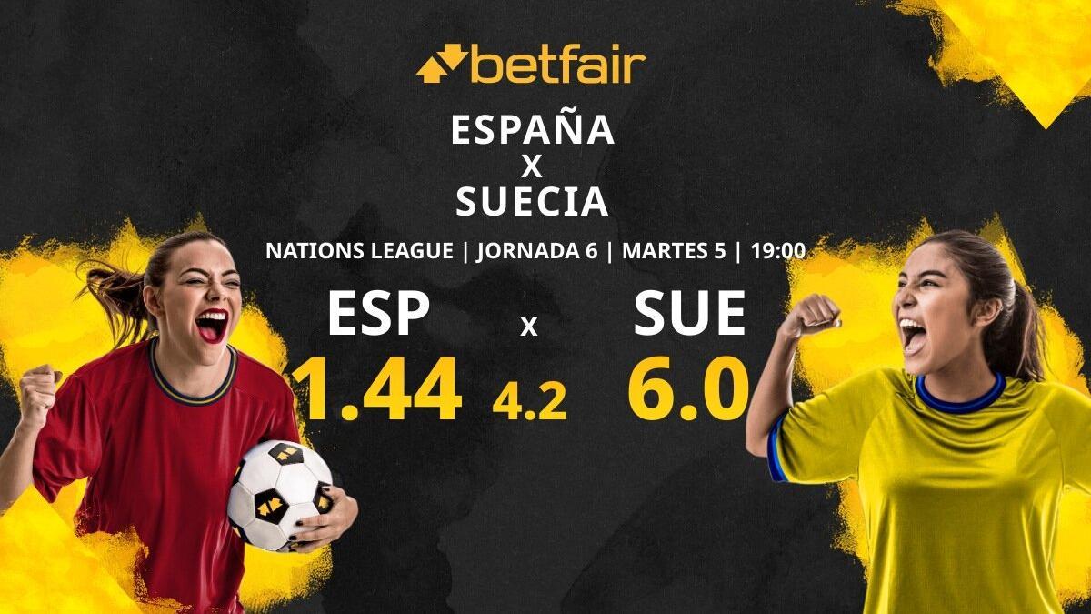 España vs. Suecia: horario, TV, estadísticas, clasificación y pronósticos