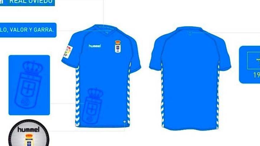 El Oviedo cambia el diseño de la equipación oficial de la temporada