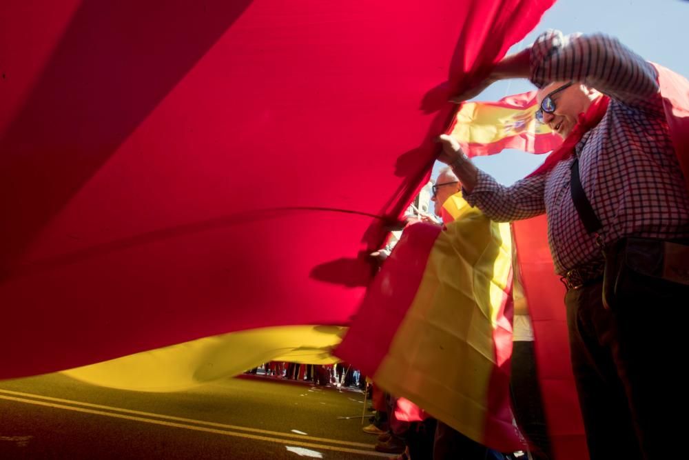 Manifestación en Barcelona contra el ''procés''