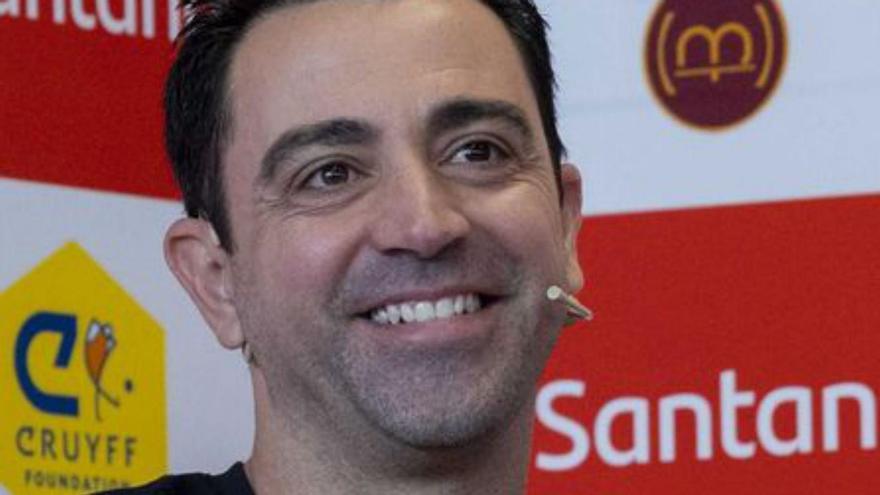 Xavi encara la final de Nàpols | ARXIU/BANCO DE SANTANDER