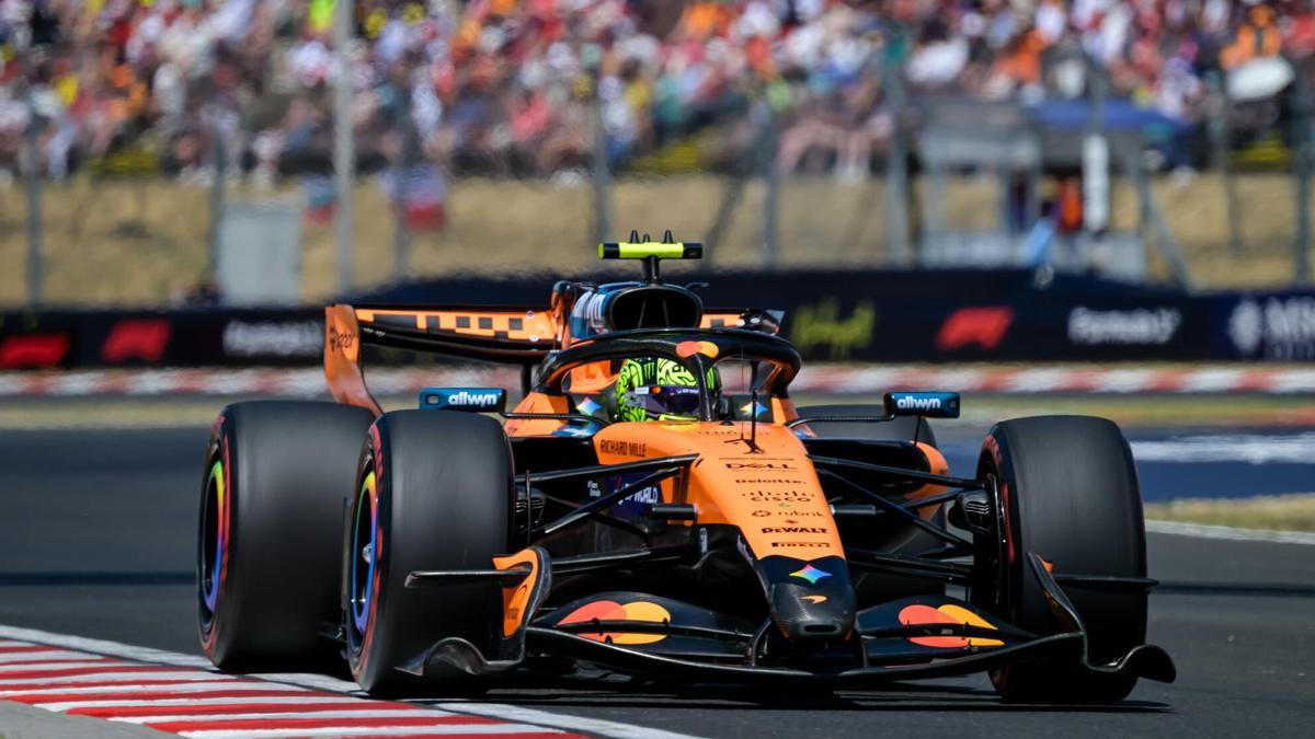 Lando Norris, en Hungaroring