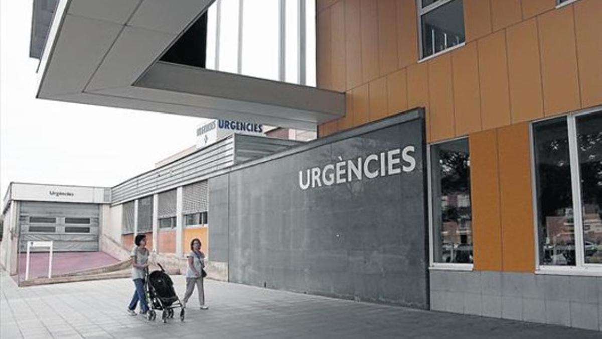 Acceso a urgencias del Hospital Parc Paulí, de Sabadell.