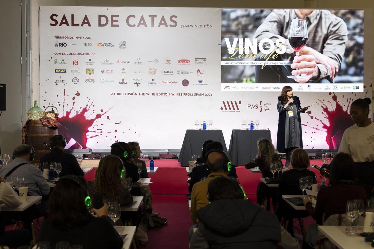 Vinos de Tenerife en la Sala de Catas de The Wine Edition.