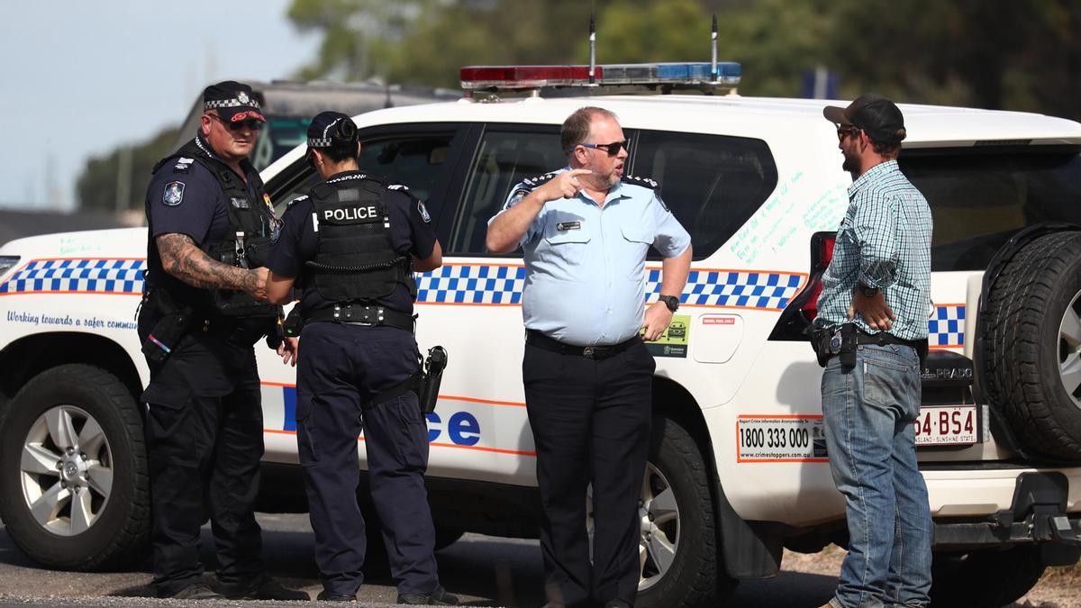 Agentes de la policía australiana en el lugar del tiroteo.