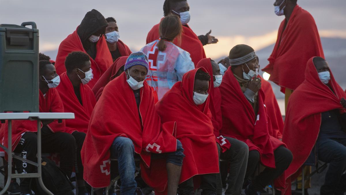 Migrantes llegados a Lanzarote