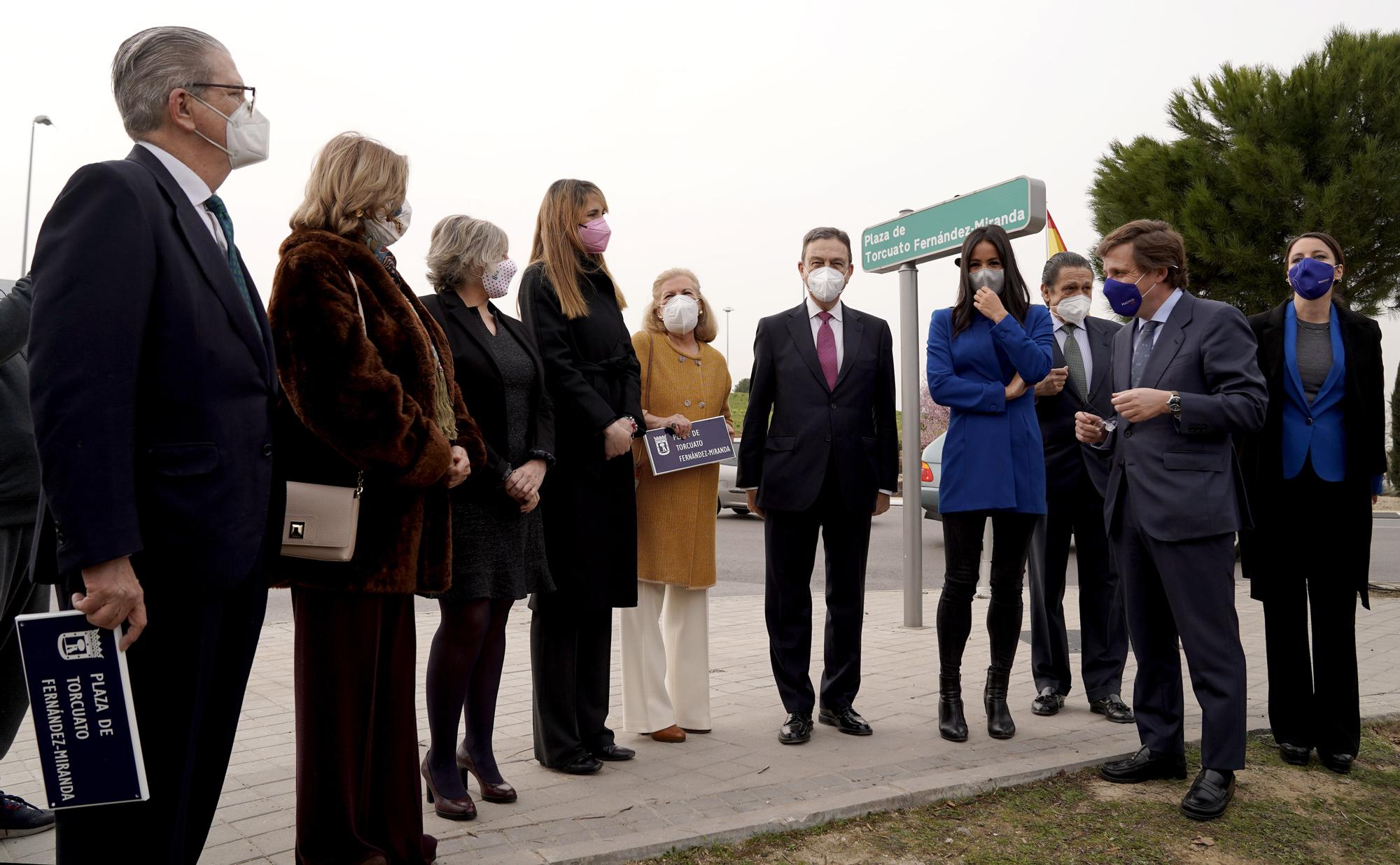 Homenaje en Madrid a Torcuato Fernández-Miranda con la concesión de una plaza en Fuencarral