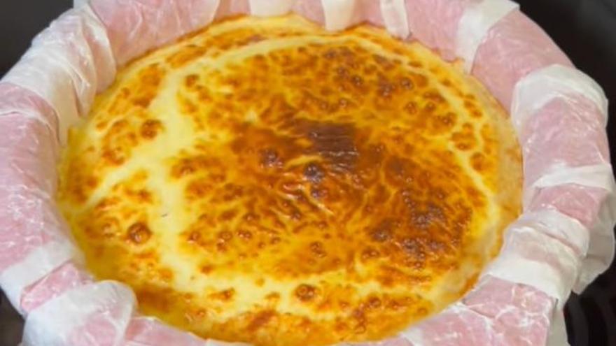 La tarta de queso más fácil y rápida en freidora de aire