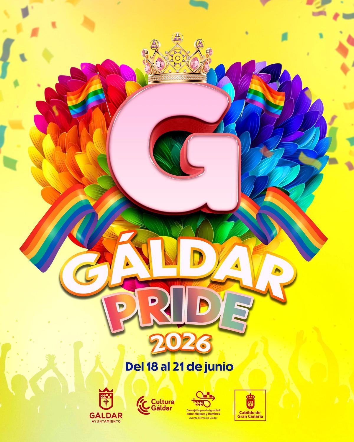 Cartel Gáldar Pride 2026.