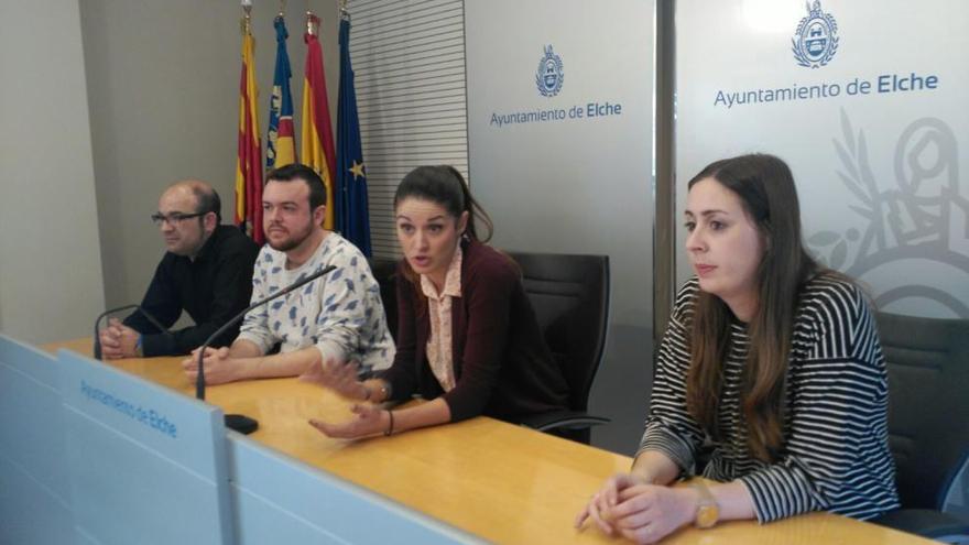 Concejales de Compromís en rueda de prensa