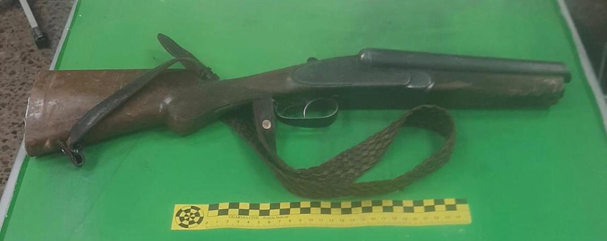 Arma utilizada por el Rambo de Requena para disparar contra los agentes de la Guardia Civil.