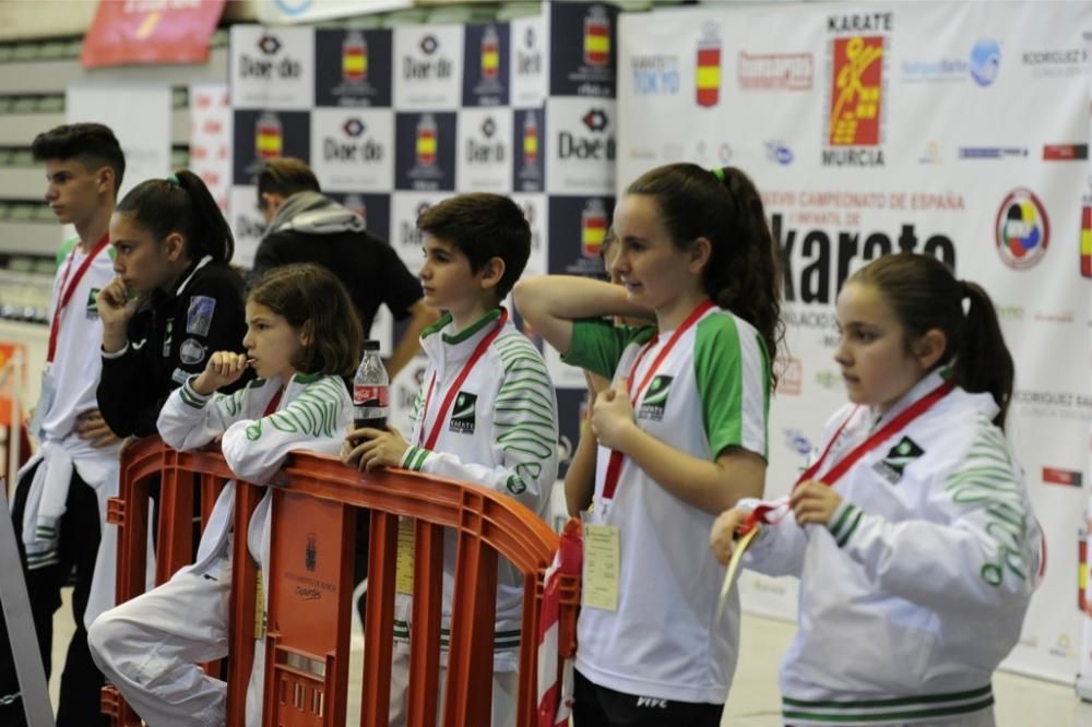 Podium del Campeonato de Kárate