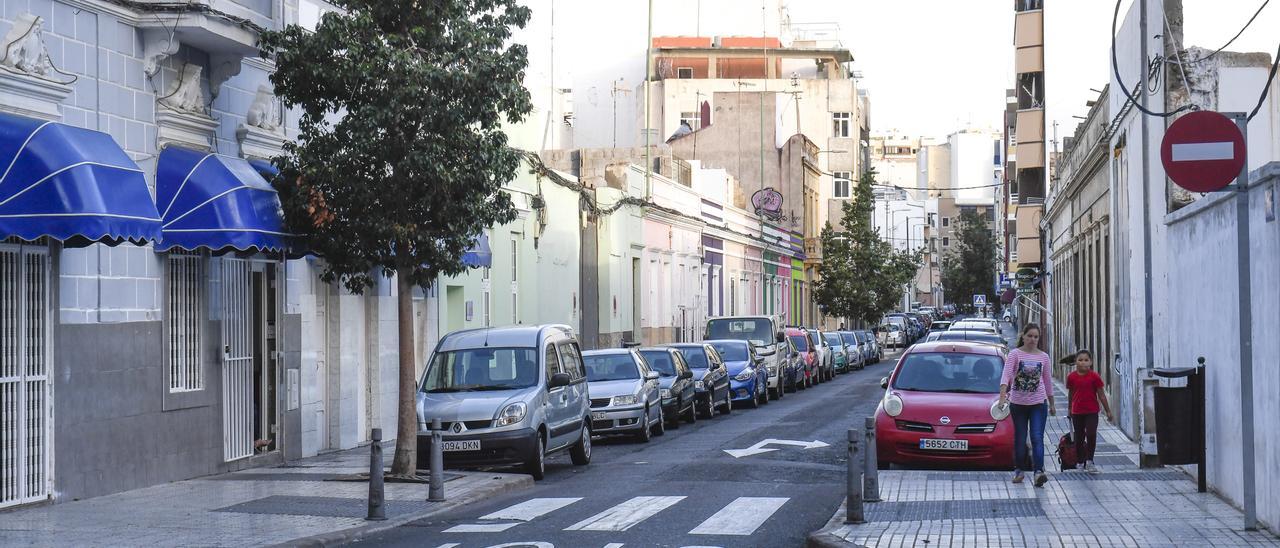 Calle Molino de Viento, en el barrio de Arenales