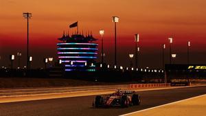 Carlos Sainz, el más rápido en la pista de Sakhir.