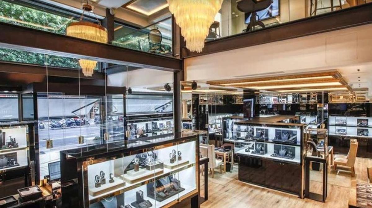 Interior de Rabat, la joyería valenciana RABAT