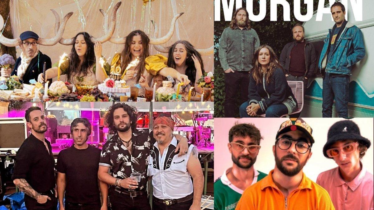 Según las agujas del reloj: De Vacas, Morgan. Saibrán y Sr. Salvaje.| C.