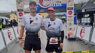 El cangués Nacho Aramburu, quinto absoluto en el trail de montaña Tierra de Ibias