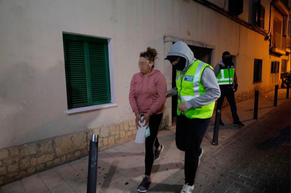 Redada antidroga en Verge de Lluc en Palma