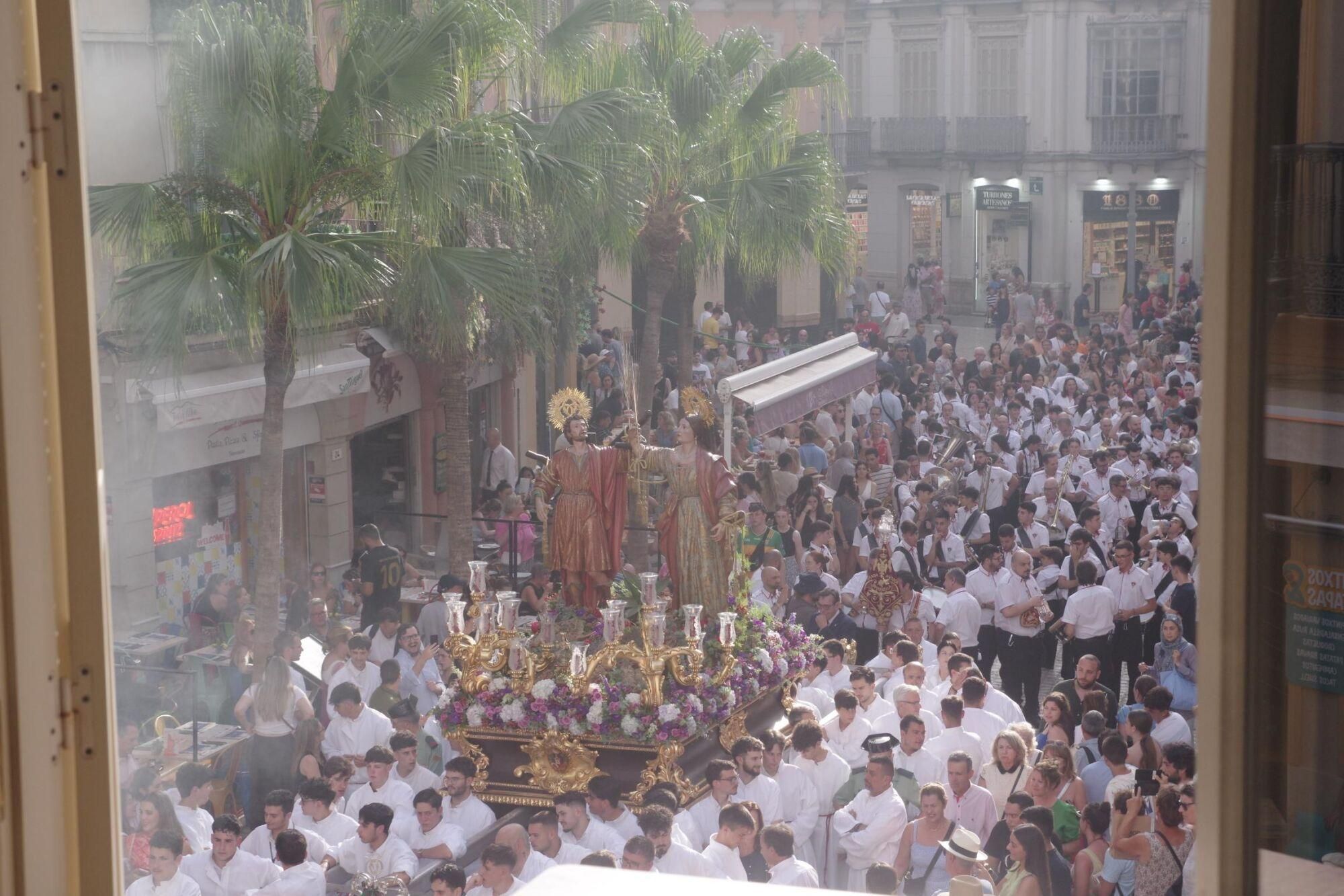 Procesión de los Patronos de Málaga 2025
