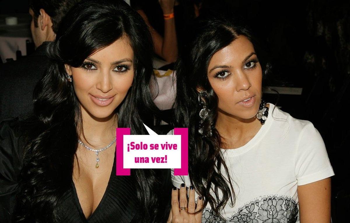 Kim y Kourtney en un evento en 2007