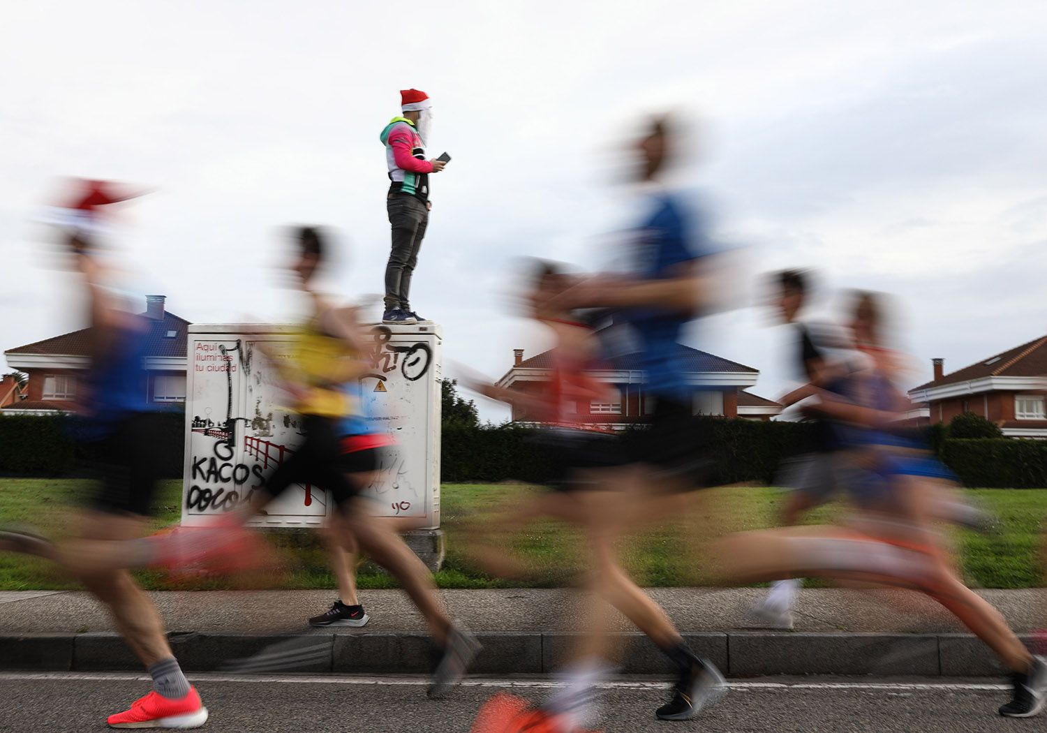 La carrera Popular de Nochebuena de Gijón