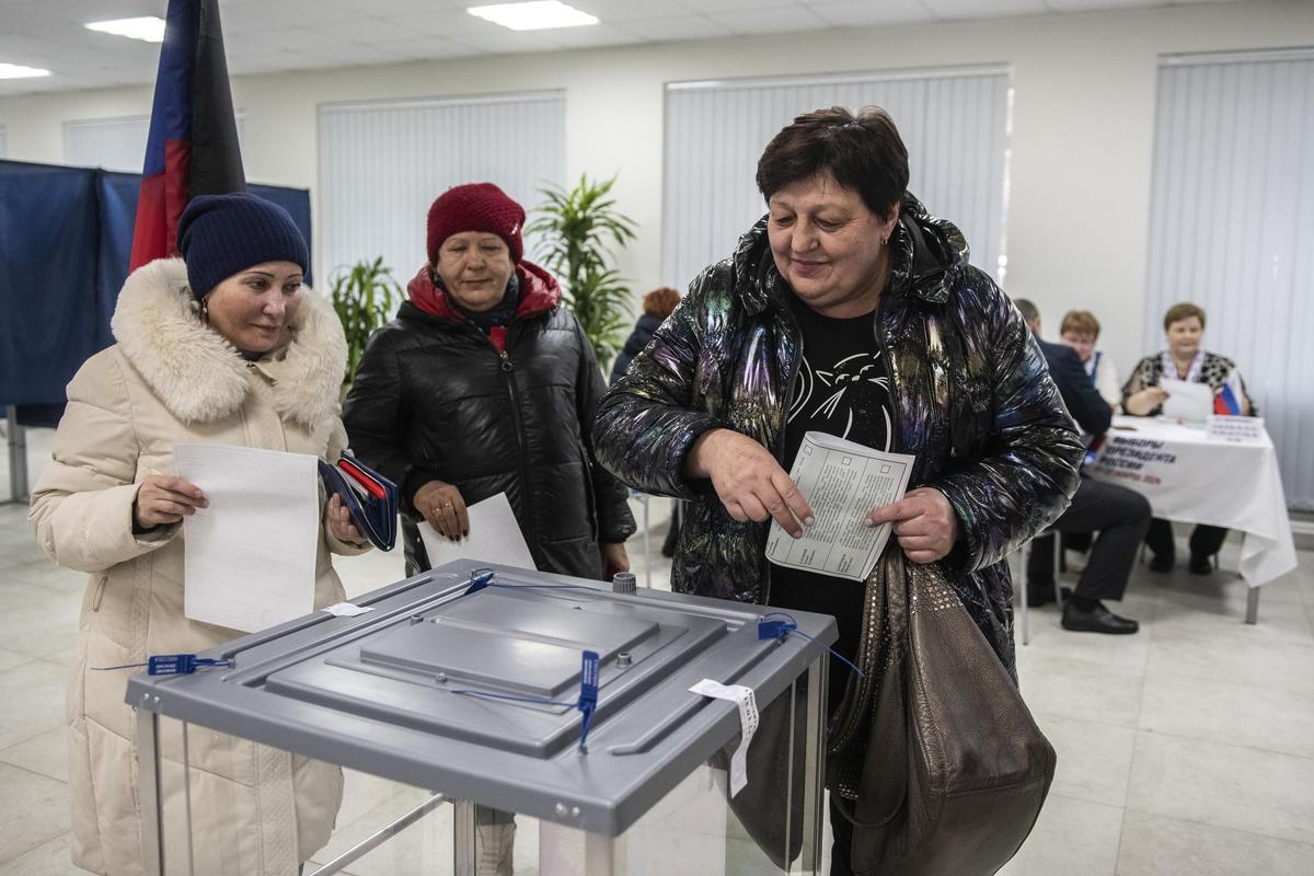 Primera jornada electoral de las elecciones presidenciales rusas