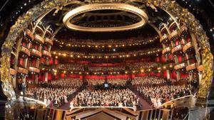 Vista general del Dolby Theatre de Hollywood durante la última ceremonia de los Oscar.