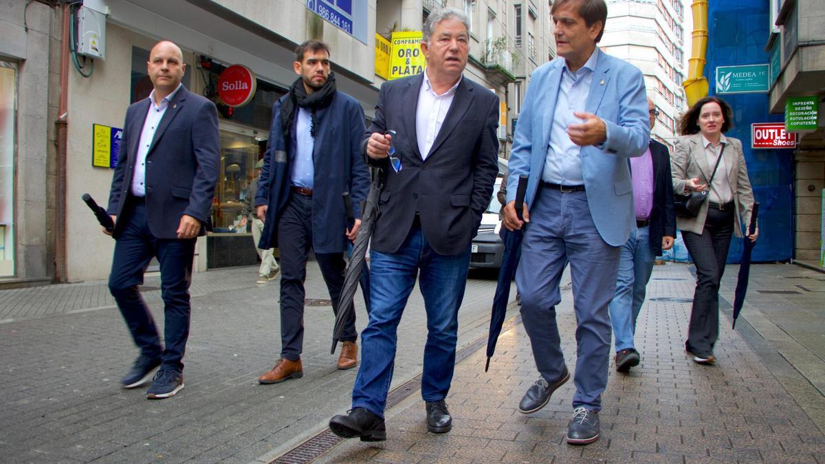 Visita a Pontevedra de la delegació alzirenya.