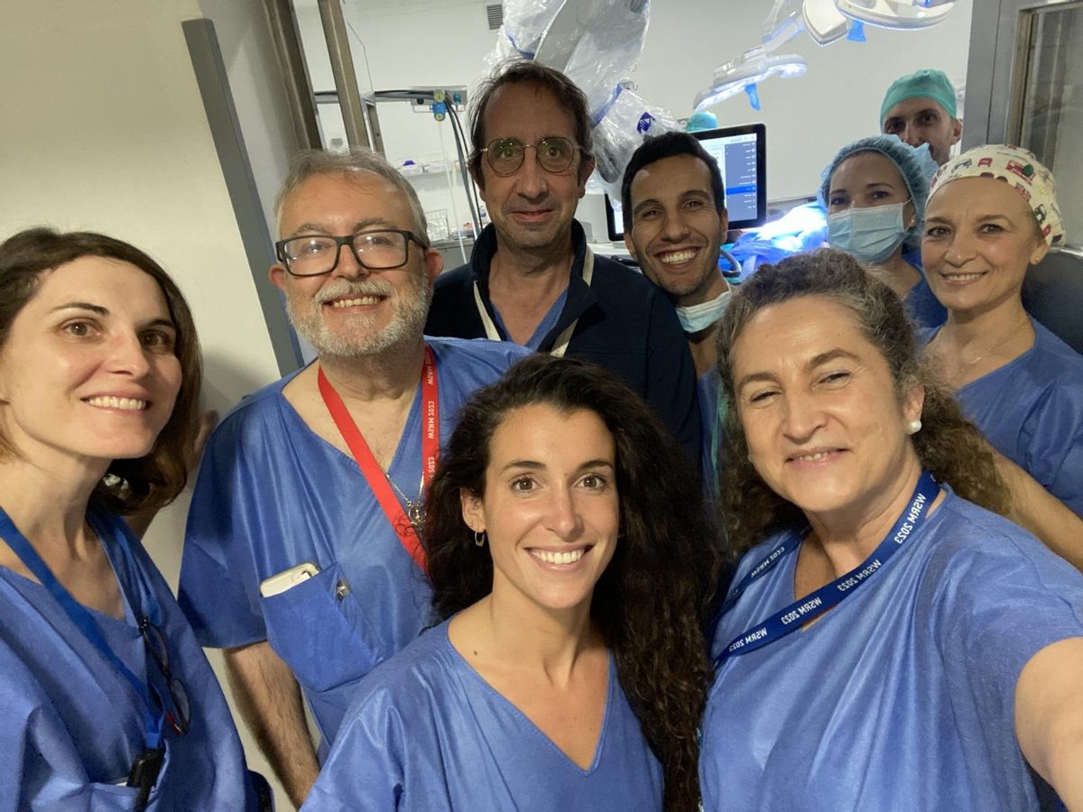 Equipo sanitario que ha participado en la operación.