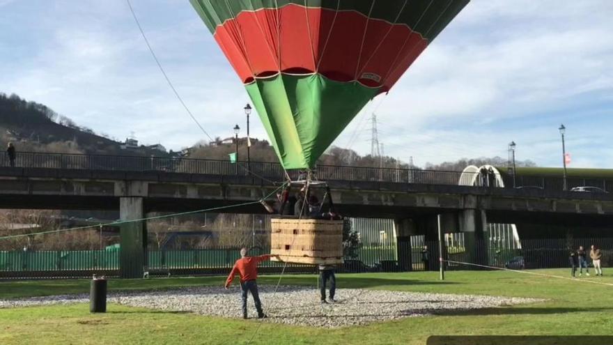 Viaje en globo en Langreo