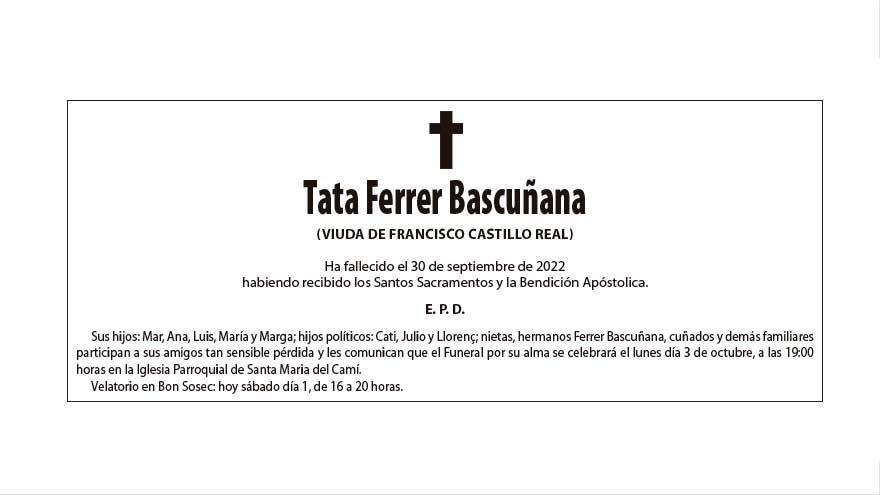 Tata Ferrer Bascuñana