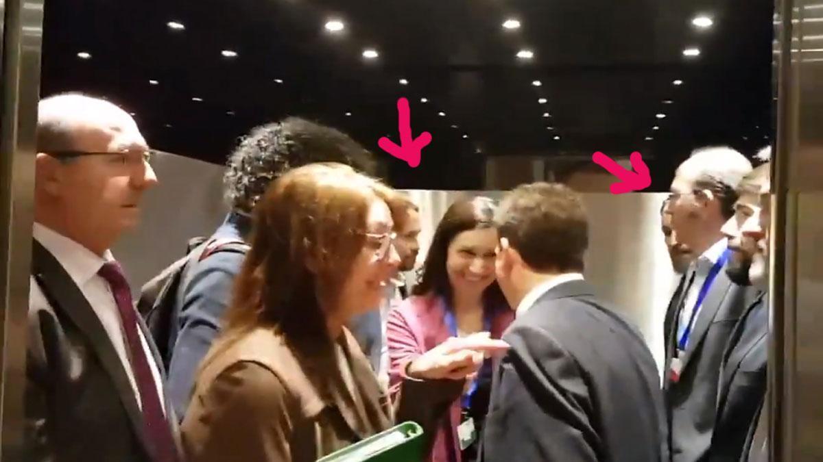 Pablo Iglesias explica su encuentro en un ascensor con Santiago Abascal