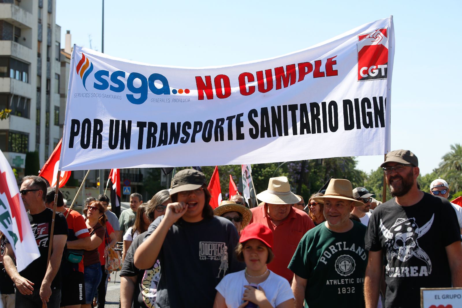 Manifestación por el Primero de Mayo en Córdoba